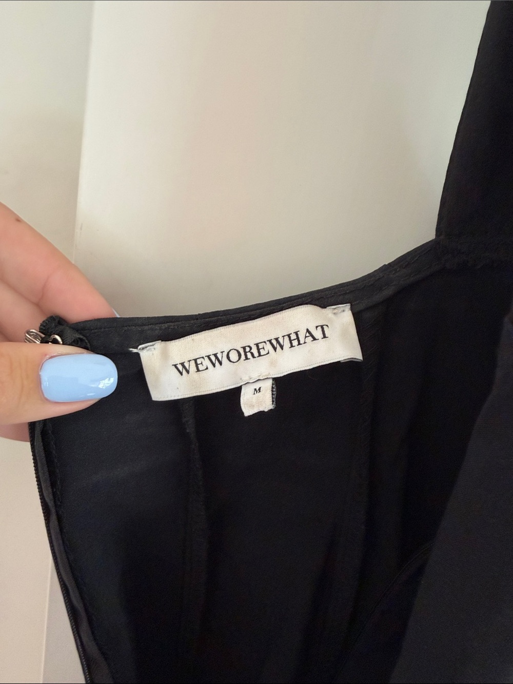 We Wore What Black Drop Waist Maxi Dress - Picture 2 of 3